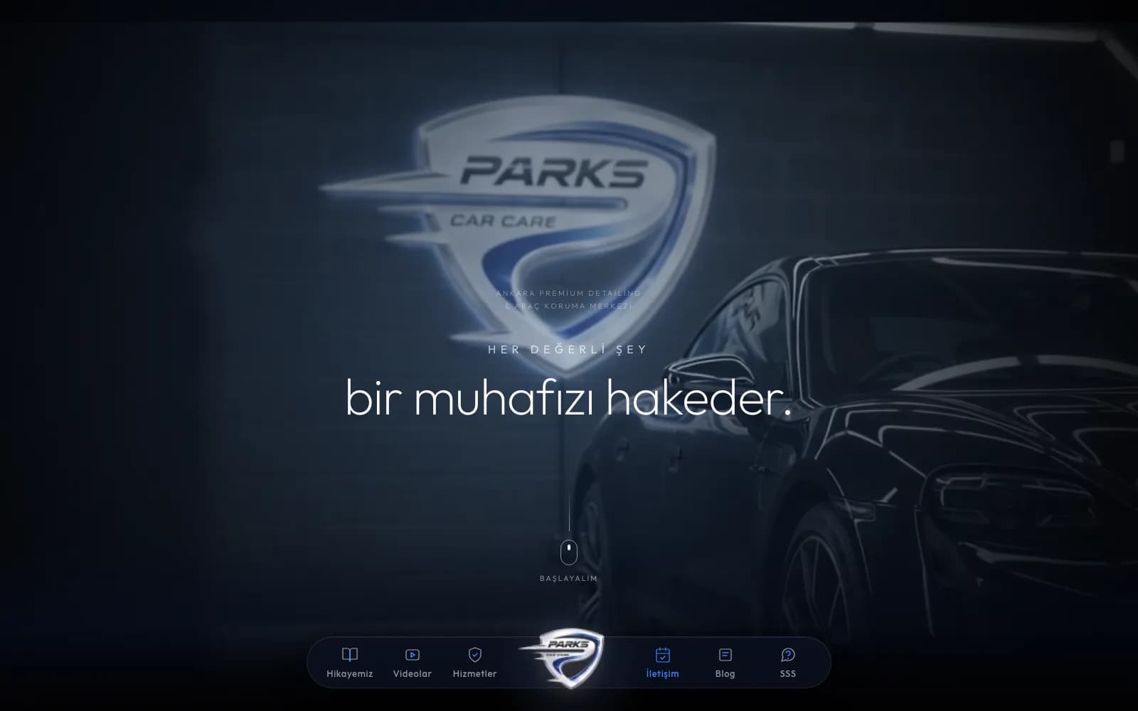 Parks Car Care, Sıfırdan interaktif site ve yeniden kurgulanan içerik yapısı