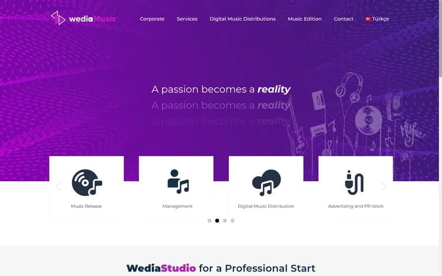 WediaCorp — wediamusic.com